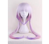 GHK Miss Kobayashi Dragon Maid Kanna Kamui Parrucca cosplay resistente al calore dei capelli sintetici con doppi panini viola ombre lunghe