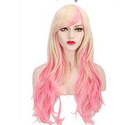 GHK Moda a buon mercato Harajuku Lolita Parrucca Cosplay Lungo ondulato My Little Pony Anime Halloween Costume Party Ombre Parrucche per donne PL-228
