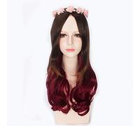 GHK Moda Sexy Lolita lunga parrucca Cosplay Costume Capelli sintetici Costume di Halloween Ombre Party Parrucche da gioco per donne 113