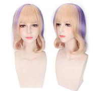GHK Moda Sexy Parrucca corta Lolita Cosplay Costume Capelli sintetici Ondulati Festa di Halloween Gioca Gioco Parrucche anime per donne