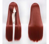 GHK Parrucca cosplay lunga 100 cm rosa netta anime Cosplay bionda verde rosso viola bianco parrucche costume di Halloween per capelli sintetici da donna 06
