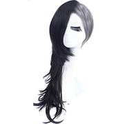 GHK Tokyo Ghoul uomini e donne parrucca cosplay sintetico Uta Mask Maker nero argento grigio costume di Halloween capelli anime parrucche piene donne lunghe