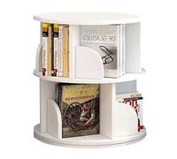 GHKFEJGDEN Libreria Girevole a 360° Libreria Bianca a 2/3/4/5/6 Livelli Libreria Rotonda Girevole Mensola Angolare Girevole per la Casa Soggiorno Camera da Letto (Dimensioni:40 * 66cm)