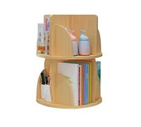 GHKFEJGDEN Scaffale per Libri Scaffale Girevole Scaffale per Desktop di Grande capacità Libreria Semplice Bianca Economica per bovindo (Dimensioni : 40 * 56cm)