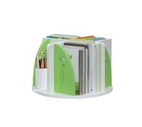 GHKFEJGDEN Scaffale per Libri Scaffale Girevole Scaffale per Desktop di Grande capacità Libreria Semplice Bianca Economica per bovindo (Colore: Verde, Dimensioni: 40 * 26 cm)