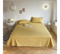 GHKL Stile nordico Cotone Tinta unita Impermeabile Copriletto Morbido Traspirante Assorbente Trapunta Copriletto Protezione Letto Casa Camera Da Letto Decor
