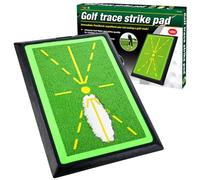 Ghligna Tappetino da golf da 44 x 30 cm, colore verde | Tappetino da golf con base in gomma antiscivolo, ausili per l'allenamento del golf con feedback sulla pista di volo