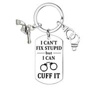 Ghloyza Divertente portachiavi poliziotto regalo per uomini, miglior regalo per le forze dell'ordine, regalo per la festa del papà, università di polizia, regalo di laurea per lui