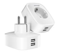 GHome Smart Presa intelligente Wifi con USB 16A spina Alexa con Google Home