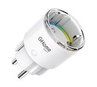GHome Smart Presa Smart,Presa Wi-Fi Controllo Vocale con Alexa/Google Home,Monitoraggio Energetico,Mini Timer Presa Elettrica,Controllo Remoto Tramite APP,2500W 10 A,1PCS