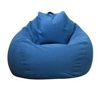 Ghopy(senza imbottitura). Fodera per pouf gigante a forma di pera per adulti e bambini in tessuto poltrona da salotto per interni ed esterni misura L (90 x 80 cm).