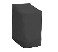 Ghopy Fodera protettiva per sedie da giardino e balcone impilabili impermeabile 210D Oxford resistente all'acqua protezione UV 114 x 85 x 65 cm (210D)