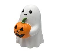Ghos Figura | Halloween Ghosts Sculpture | Cute Holding Pumpkin Statua Crafts For Desktop Gothic Wedding Centerpiece Haunted SetupGhost Figure - Halloween Decorations | Cute Spooky Ghost Statua | H