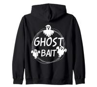Ghost Bait Divertente Paranormale Investigatore Pigro Halloween Felpa con Cappuccio
