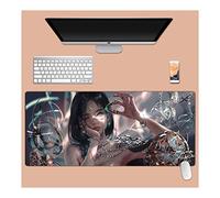 Ghost Blade 900x400mm Tappetino Mouse Gaming 900x 400mm XXL per Mouse e PC, 3mm Mouse Pad Antiscivolo Fondo in Gomma con Bordi Cuciti, M