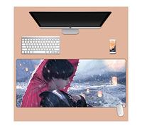 Ghost Blade Tappetino Mouse Gaming, Grande Anime Mouse Pad XXL 900x400mm Confortevole, Lavabile, 3mm Antiscivolo Tappetino Scrivania Supporto per Ufficio Computer, Adatto per computer e PC, V