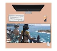 Ghost Blade Tappetino Mouse Gaming, Grande Anime Mouse Pad XXL 900x400mm Confortevole, Lavabile, 3mm Antiscivolo Tappetino Scrivania Supporto per Ufficio Computer, Adatto per computer e PC, R