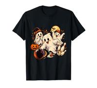 Ghost Bowling Team Halloween Maglietta