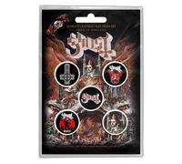 Ghost Button Pin Badge Pack Prequelle Officially Licensed