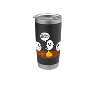 Ghost Campfire Divertente Halloween Bicchiere termico in acciaio inox doppia parete