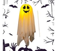 Ghost Campfire Night Light - Spooky Outdoor Blowing Light, Halloween Ghost Lamp Lampada Penderant | Luci Fantasma Calde per La Festa della Porta del Portico del Prato da Giardino, Decorazione