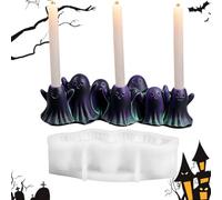 Ghost Candle Stand Mold Easy Release Halloween Ghost Mould