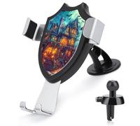 Ghost Castles Pumpkin Bats Moon supporto per telefono universale auto parabrezza cruscotto supporto telefono