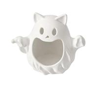 Ghost Cat Serving Bowl Tabletop Organizer - Cute Halloween Candy Dish