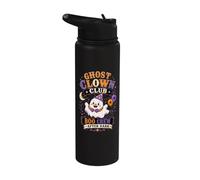 Ghost Clown Club FunHaus Circus Halloween Stainless Steel Insulated Water Bottle