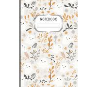 Ghost Composition Notebook College Ruled: Vintage Shost Illustration | Halloween Floral Witchcraft Magic Journal For Back To School, Office, Work | Wide Lined