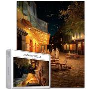 Ghost Customer Scenario - Puzzle da 1000 pezzi per adulti in stile Halloween, puzzle impegnativo per attività familiari, puzzle colorato fai da te per decorazioni per la casa, regali 50 x 68 cm