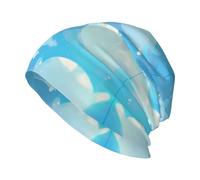 Ghost Dance Cappello lavorato a maglia alla moda per adulti è elastico e adatto per corsa, passeggiate, ciclismo e uso quotidiano. Nero