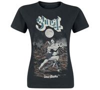 Ghost Dance Macabre Donna T-Shirt Nero 100% Cotone Regular