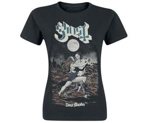 Ghost Dance Macabre Donna T-Shirt Nero S 100% Cotone Regular