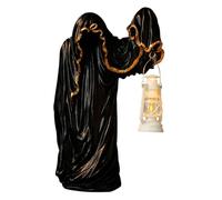 Ghost Decor - Lanterna decorativa da tavolo illuminata | Statuetta spettrale di Halloween e centrotavola da collezione per camera da letto, soggiorno, cortile, giardino, feste all'aperto, casa