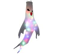 Ghost Decor - Ornamenti per albero incandescenti, riutilizzabili, 50 x 120 cm
