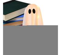 Ghost Decor, Table Figure, Halloween Spooky Indoor Ornament, Light Up Glowing Centerpiece Prop, Scary Photo Accent, Eerie Charm for Birthday Party Bedroom Haunted Setup