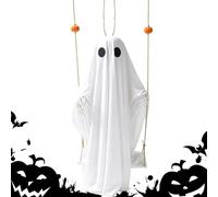 Ghost Decorations Garden Light Up Swing Ghost Seasonal Outside Ornament