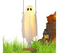 Ghost Decorations,Home Decoration | Light Up Ghost Spooky Decor | Halloween Props for Party Pathway Outdoor Haunted House Garden Lawn Patio Yard Front Door Indoor