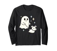 Ghost Dog Walker Fantasma di Halloween Maglia a Manica