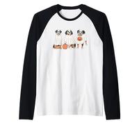 Ghost Dogs Bernese Mountain Spooky Dog Halloween Maglia con Maniche Raglan