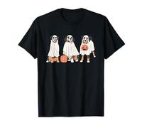 Ghost Dogs Bernese Mountain Spooky Dog Halloween Maglietta