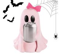 Ghost Drink Can Holder, Halloween Seasonal Décor, Festive Desktop Decoration Figurine for Shelf, Halloween Spooky Drink Holder, Table Bedroom Office Desk Display Bookshelf