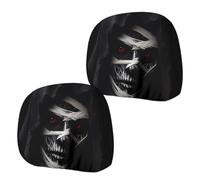 Ghost Face Car Headrest Covers - 2 Pack Double Sided Washable Seat Headrest