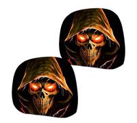 Ghost Face Car Headrest Covers - 2 Pack Double Sided Washable Seat Headrest