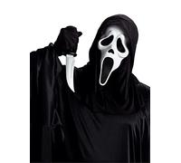Ghost Face Scream Slayer Kit Maschera con Cappuccio Guanti Coltelli Halloween Horror Geist Film