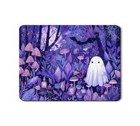 Ghost Forest - Tappetino per asciugare i piatti per piano di lavoro della cucina, tappetino in gomma assorbente funghi viola, scolapiatti in pelliccia sintetica per