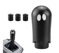 Ghost Gear Shift Knob, Manual Gear Halloween Knobs, 1.61 Inches Spooky Vehicle Interior Modification Accessory for Taxi, Truck, Sedan, Travel and Daily Commuting, Easy to Install