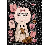 Ghost Girl Era Composition Notebook Large: Cute Spooky Aesthetic Journal for School, Notes, Journaling & Main Character Energy
