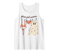 Ghost Girl Summer Daisy Halloween for Girls Canotta